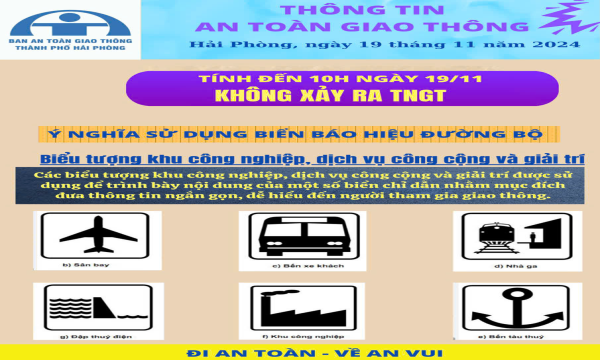 Thông tin an toàn giao thông ngày 19/11/2024